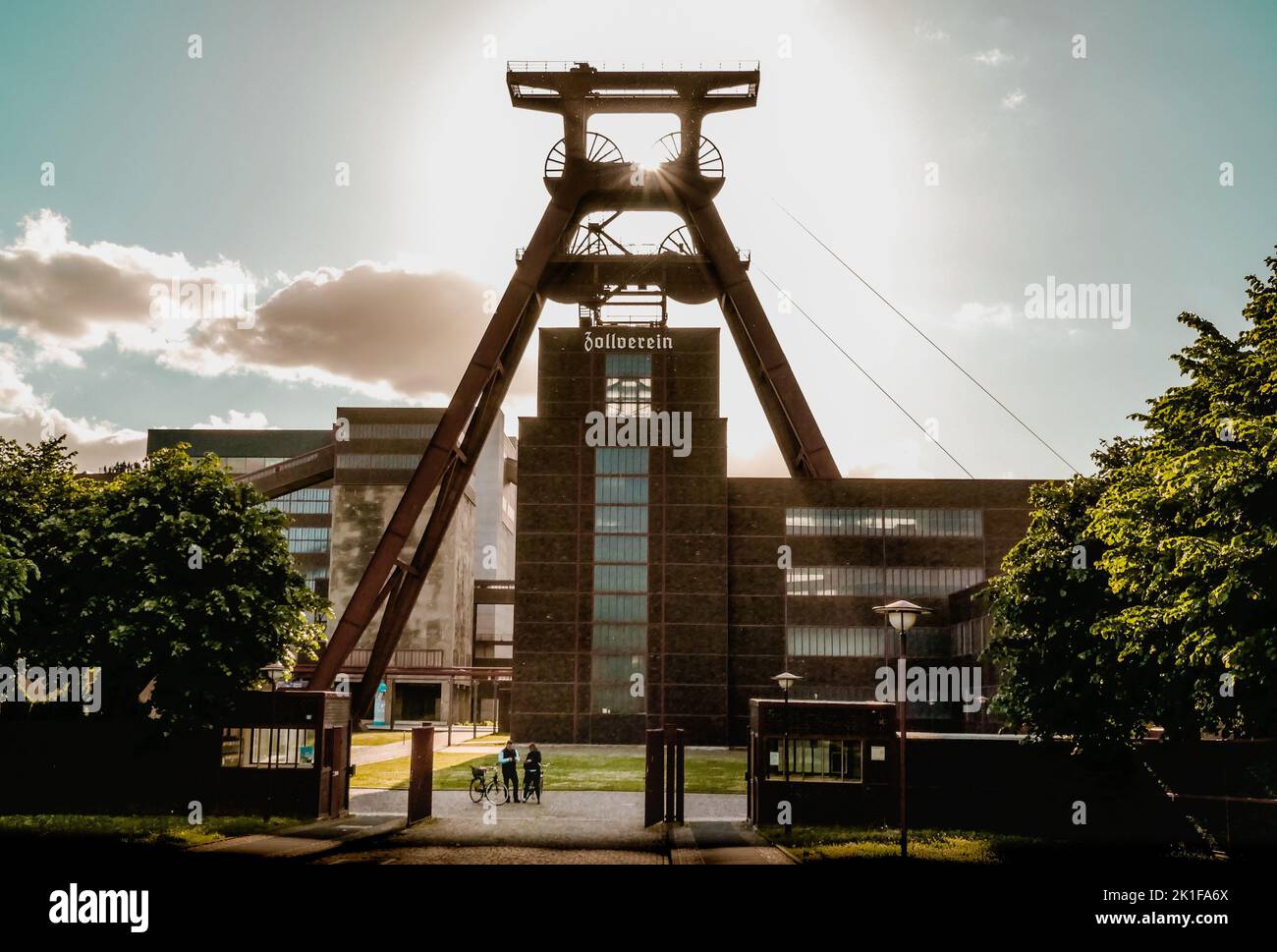 Monument industriel de Zollverein à Essen Banque D'Images