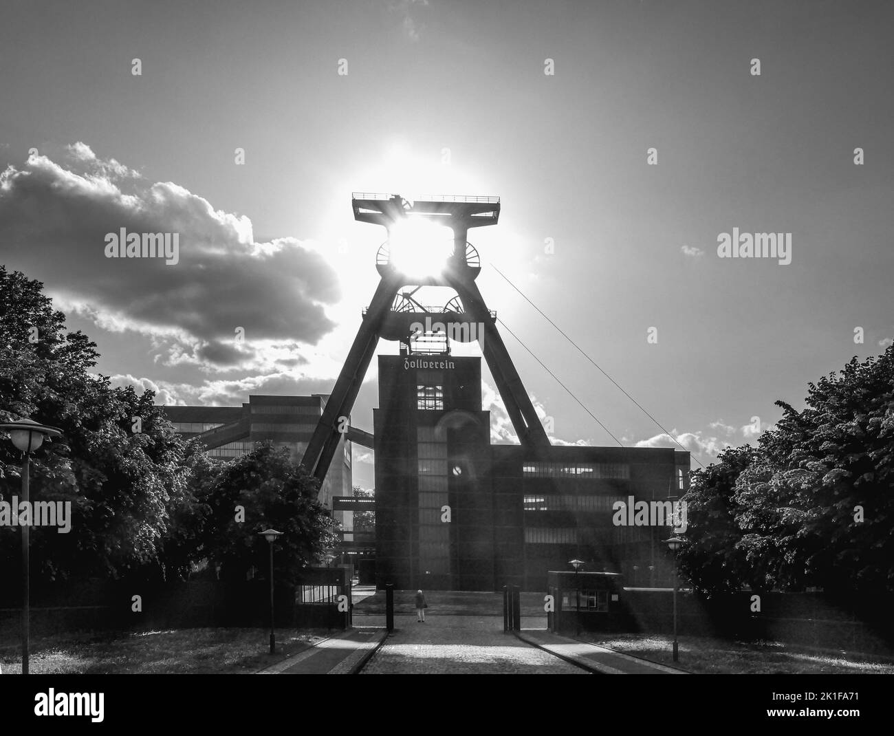 Monument industriel de Zollverein à Essen Banque D'Images
