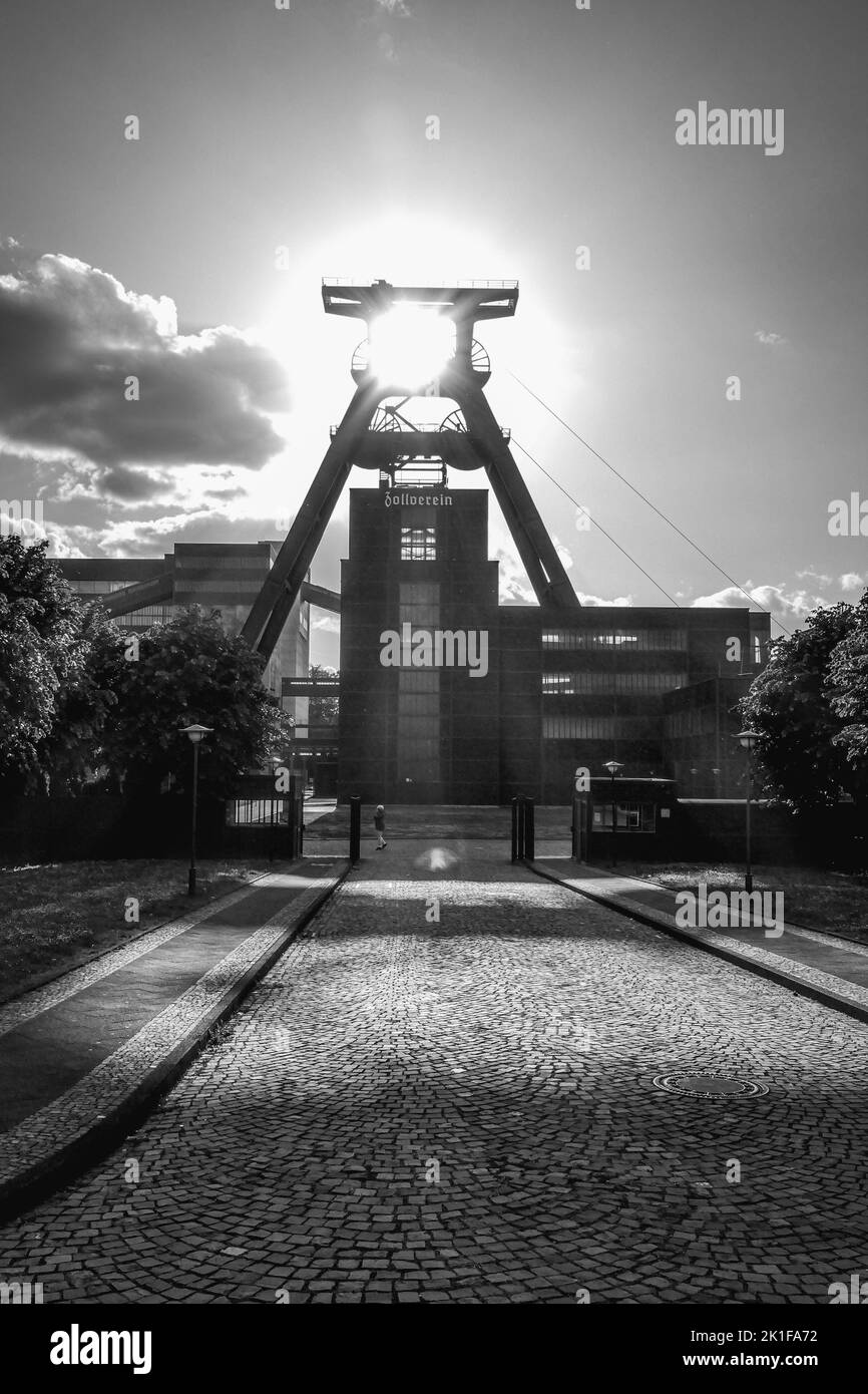 Monument industriel de Zollverein à Essen Banque D'Images