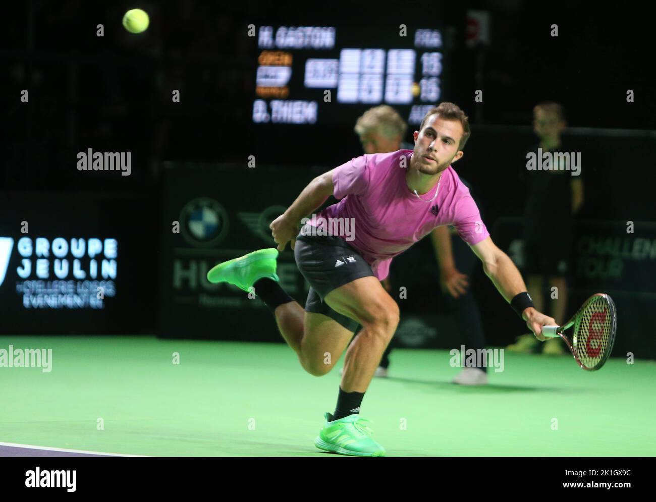 Hugo Gaston de France lors de l'Open de Rennes 2022, tournoi de tennis ATP Challenger sur 17 septembre 2022 au stade du liberté à Rennes, France - photo : Laurent Lairys/DPPI/LiveMedia Banque D'Images