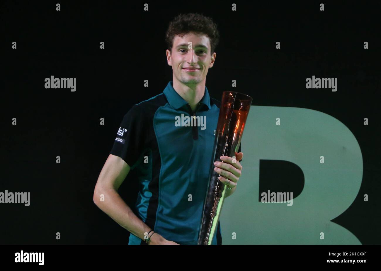 Ugh Humbert de France lors de l'Open de Rennes 2022, tournoi de tennis ATP Challenger sur 18 septembre 2022 au stade le liberté à Rennes, France - photo: Laurent Lairys/DPPI/LiveMedia Banque D'Images