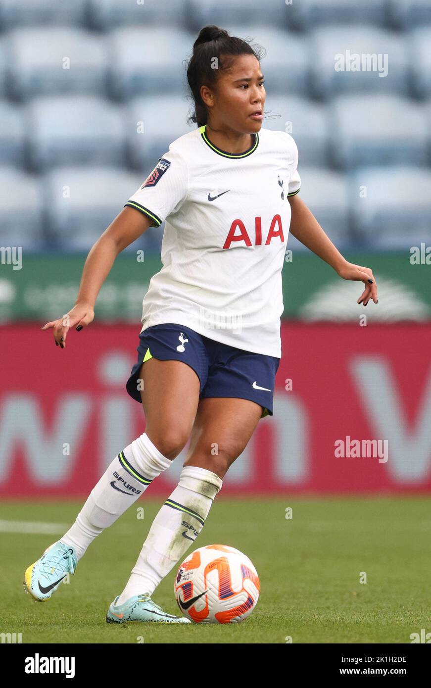 Leicester, Royaume-Uni. 18th septembre 2022. Asmita Ale de Tottenham Hotspur pendant le match de Super League féminin de FA au King Power Stadium, Leicester. Crédit photo à lire: Darren Staples / Sportimage crédit: Sportimage / Alay Live News Banque D'Images