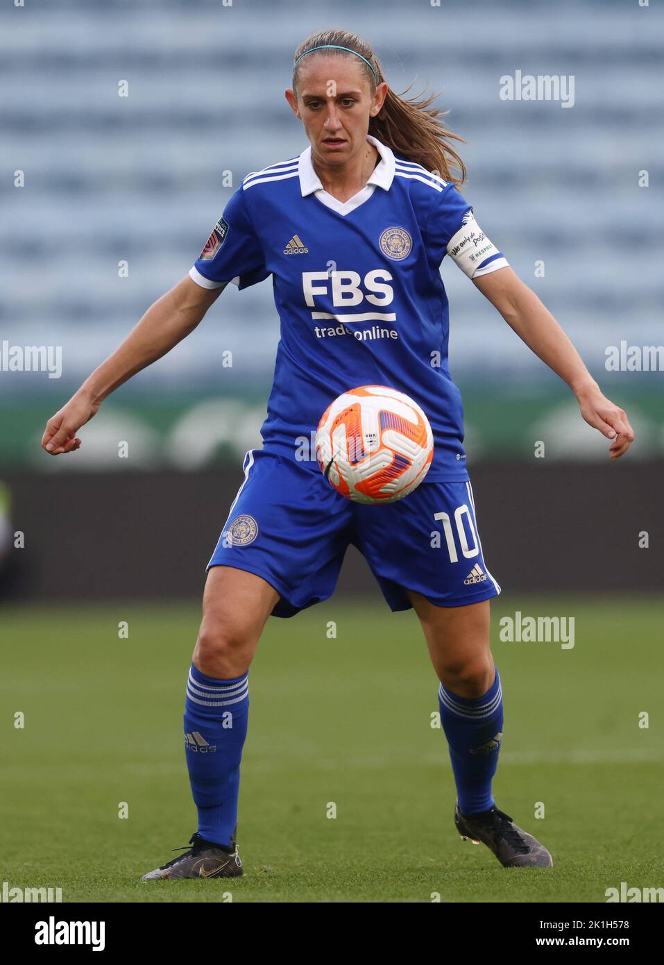 Leicester, Royaume-Uni. 18th septembre 2022. Aileen Whelan, de Leicester City, lors du match de la Super League des femmes de la FA au King Power Stadium, à Leicester. Crédit photo à lire: Darren Staples / Sportimage crédit: Sportimage / Alay Live News Banque D'Images