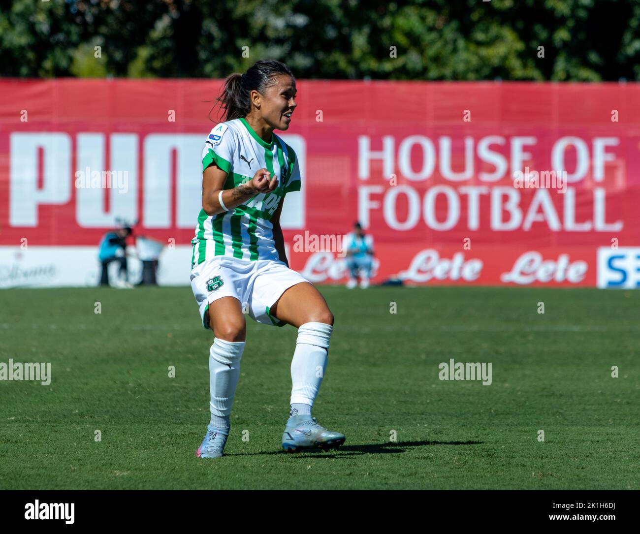 Pondini Giada Portrait(Sassuolo) pendant l'AC Milan vs US Sassuolo, football italien série A Women Match à Milan, Italie, 18 septembre 2022 Banque D'Images