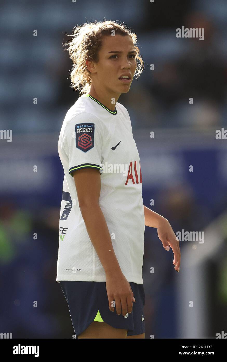 Leicester, Royaume-Uni. 18th septembre 2022. Celin Bizet Ildhus¿y de Tottenham Hotspur pendant le match de la Super League des femmes de la FA au King Power Stadium, Leicester. Crédit photo à lire: Darren Staples / Sportimage crédit: Sportimage / Alay Live News Banque D'Images