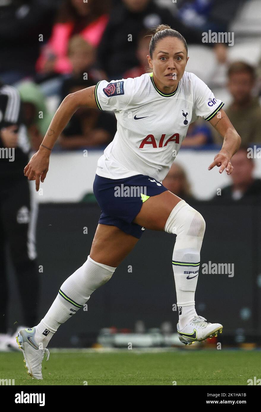 Leicester, Royaume-Uni. 18th septembre 2022. Kyah Simon de Tottenham Hotspur pendant le match de Super League féminin de la FA au King Power Stadium, Leicester. Crédit photo à lire: Darren Staples / Sportimage crédit: Sportimage / Alay Live News Banque D'Images