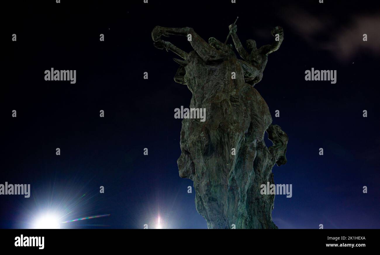 17 septembre 2022 : September17, 2022. Le monument de l'esprit guerrier, à l'entrée de Puerto Cabello, Etat de Carabobo. Photo: Juan Carlos Hernandez (Credit image: © Juan Carlos Hernandez/ZUMA Press Wire) Banque D'Images
