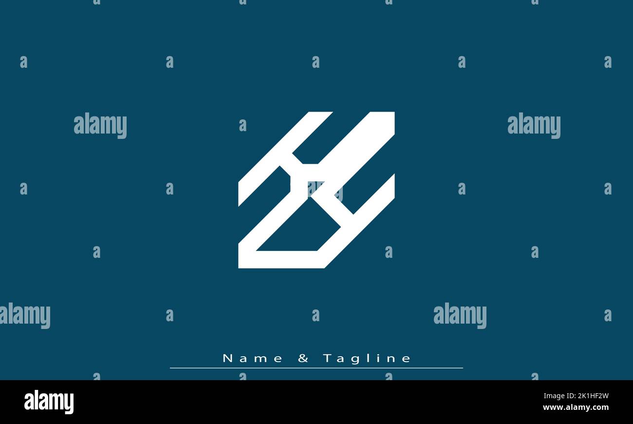 Lettres de l'alphabet initiales Monogram logo KY , YK Illustration de Vecteur