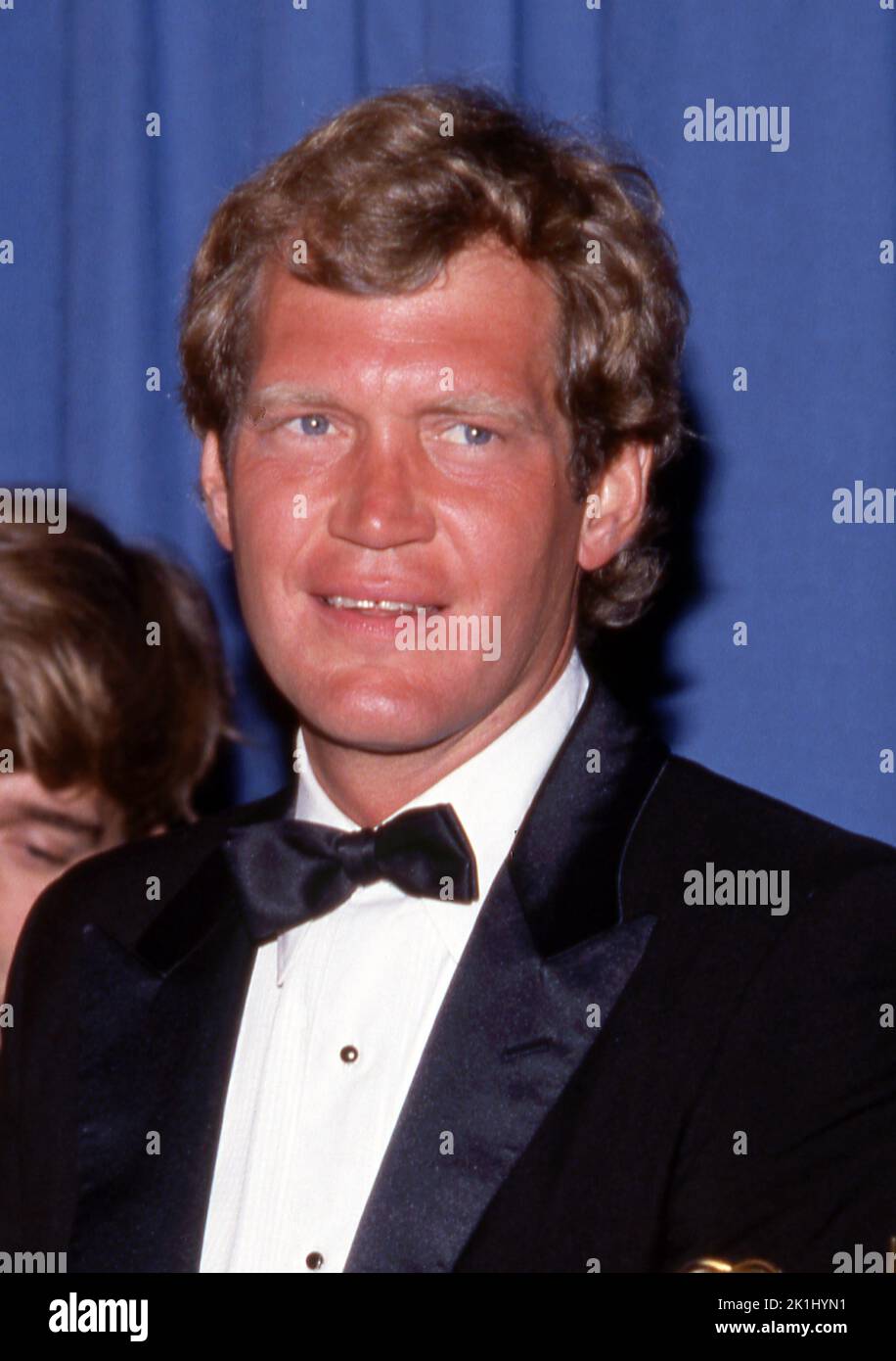 David Letterman au 36e Emmy Awards. 23 septembre 1984. Crédit: Ralph Dominguez/MediaPunch Banque D'Images