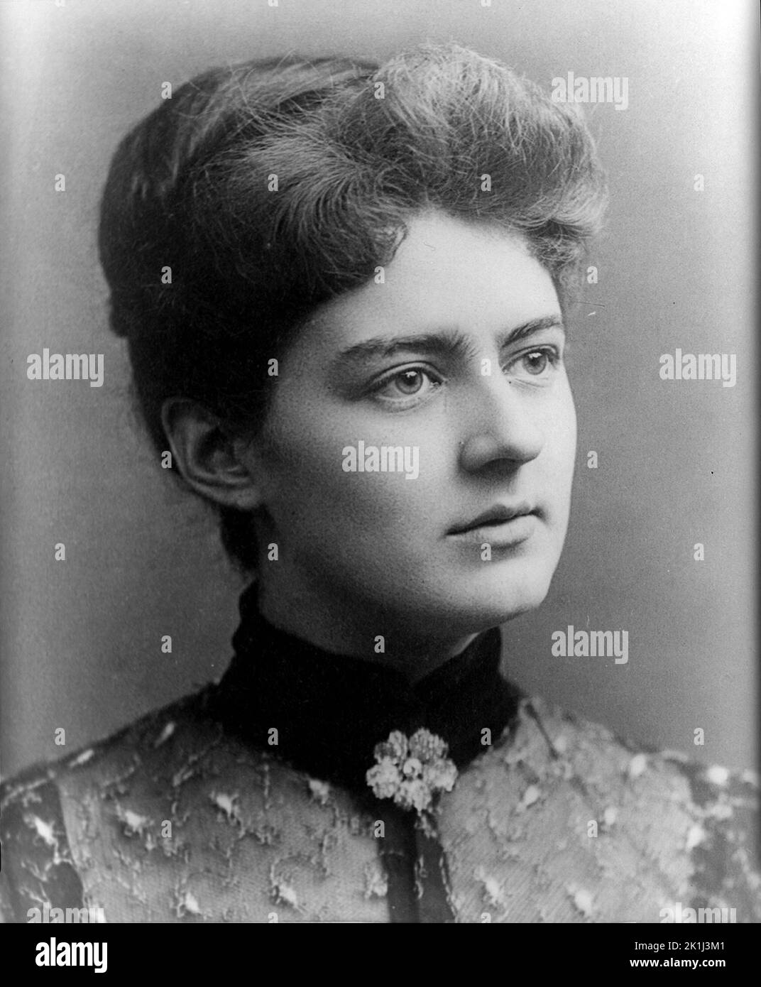 La femme et la Frirst Lady du président américain Grover Cleveland, Frances Folsom Cleveland vers 1886 quand elle avait 22 ans. Banque D'Images