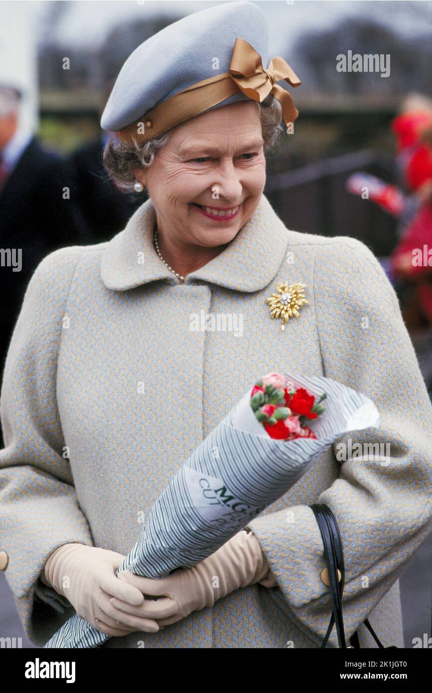 The Queen ouvre Wakefield Hospice West Yorkshire, Royaume-Uni Banque D'Images
