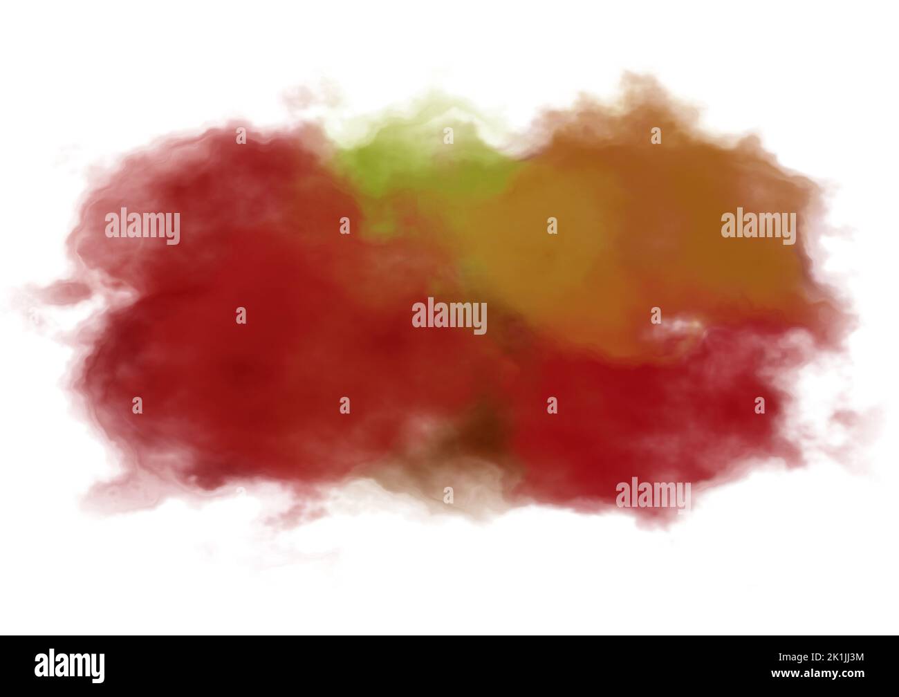 Arrière-plan aquarelle abstrait avec des couleurs pastel isolées sur fond blanc Banque D'Images