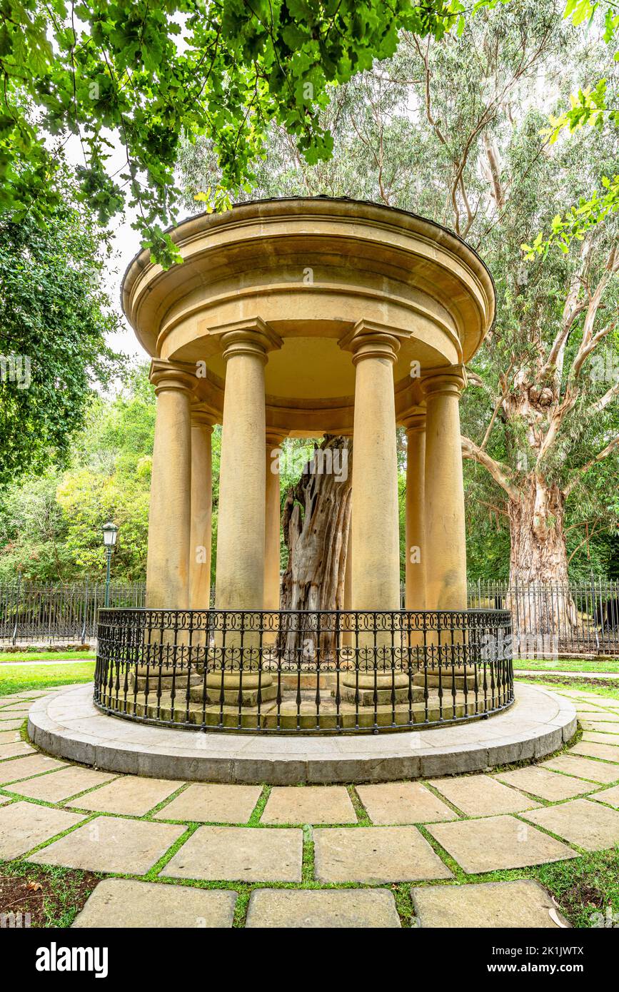 Gernika, Espagne. 4 août 2022. Le monument de l'arbre de Gernika est un symbole de liberté pour le peuple basque Banque D'Images