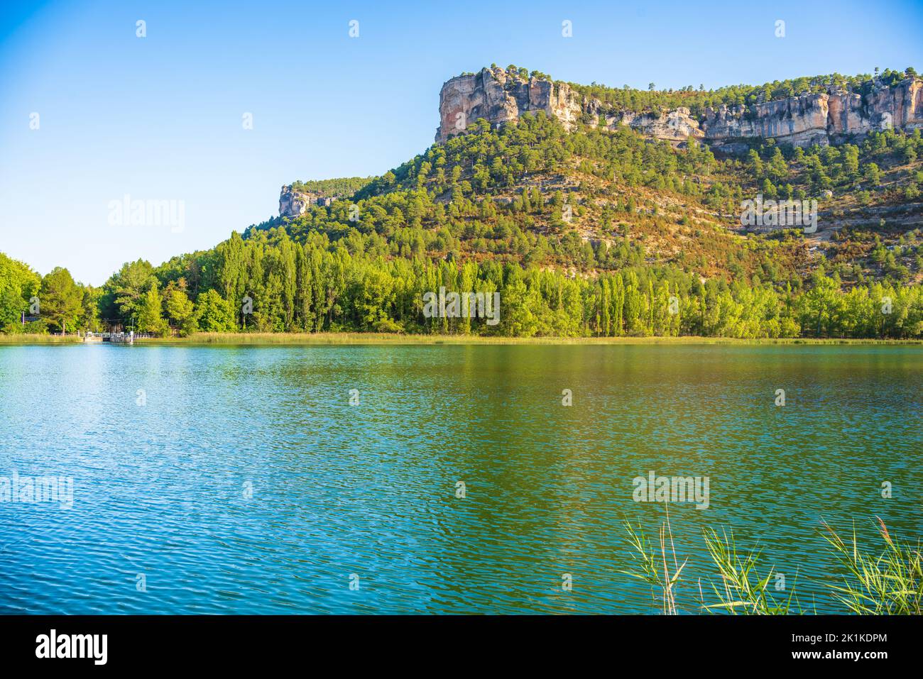Paysage de lagune de clou à Serrania de Cuenca, Espagne Banque D'Images