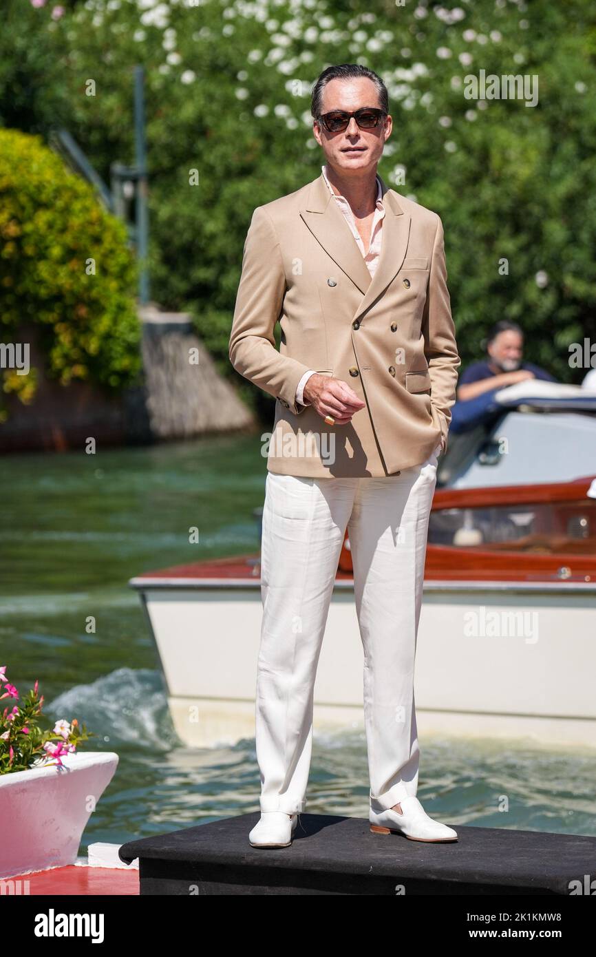 Maurizio Lombardi vu avant le Festival International du film de Venise 79th à Darsena Excelsior à Venise. (Photo de Stefano Costantino / SOPA Images/Sipa USA) Banque D'Images