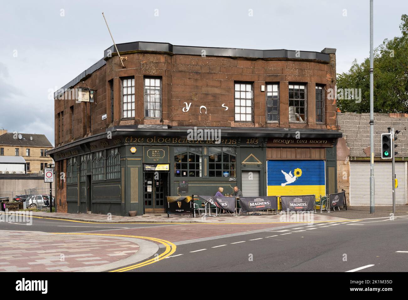 Lynchs Bar, The Old Barns pub, 179 London Road, Calton, Glasgow, Écosse, ROYAUME-UNI Banque D'Images
