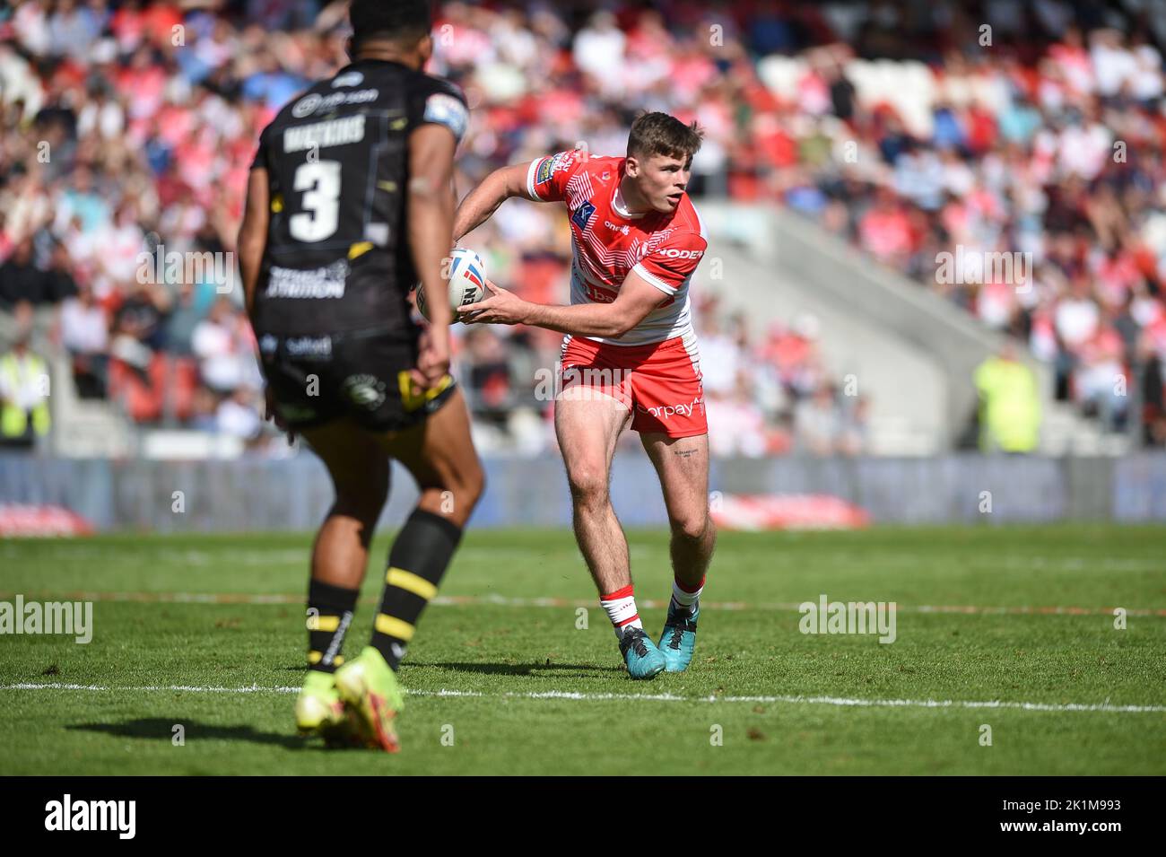 St. Helens, Angleterre -17th septembre 2022 - Rugby League Betfred Super League semi final, St. Helens vs Salford Red Devils au stade Totally Wicked, St. Helens, Royaume-Uni Banque D'Images