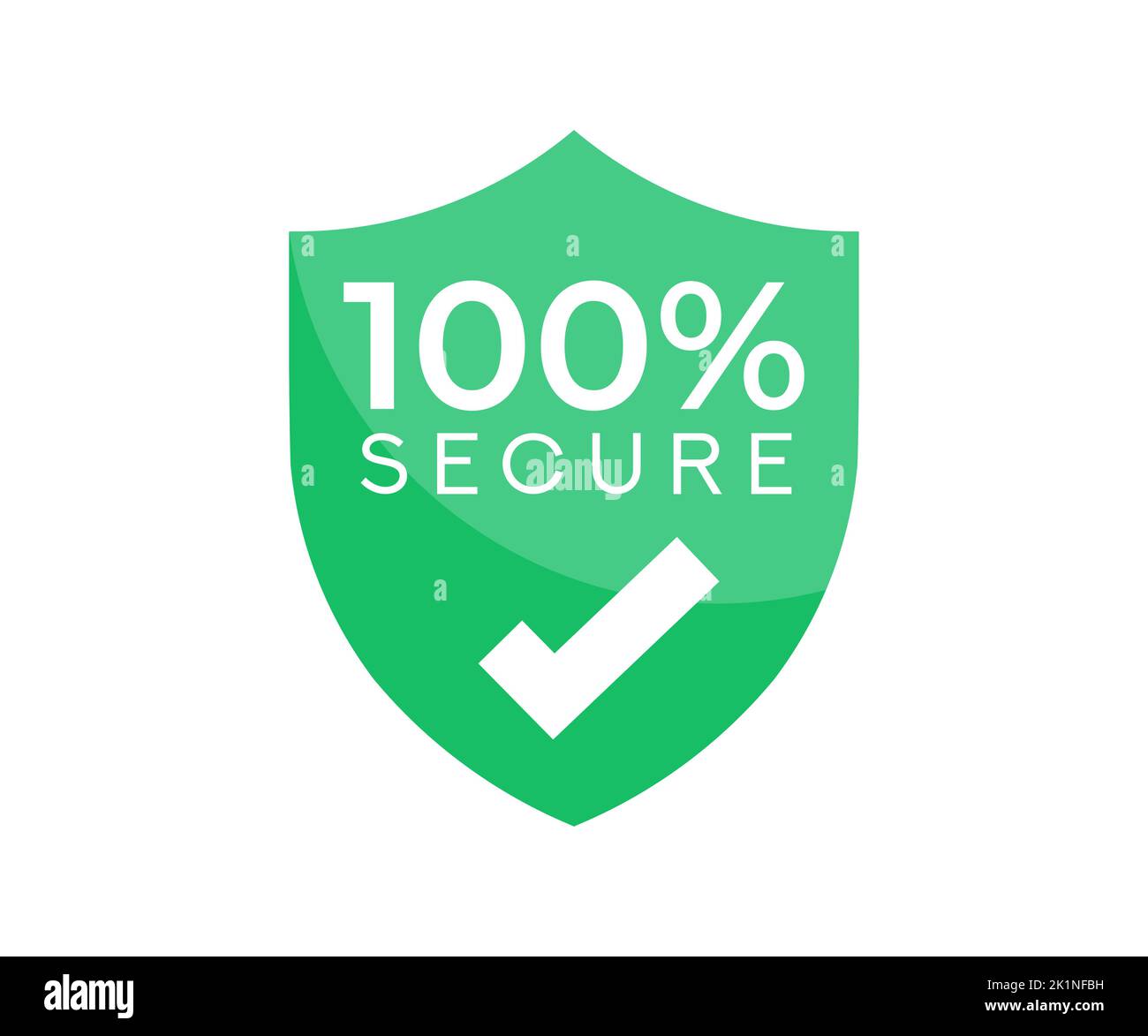 100 sécurité, badge ou bouton pour le site Web de commerce. Logo design. 100 conception et illustration du vecteur Secure grunge transactions. Illustration de Vecteur