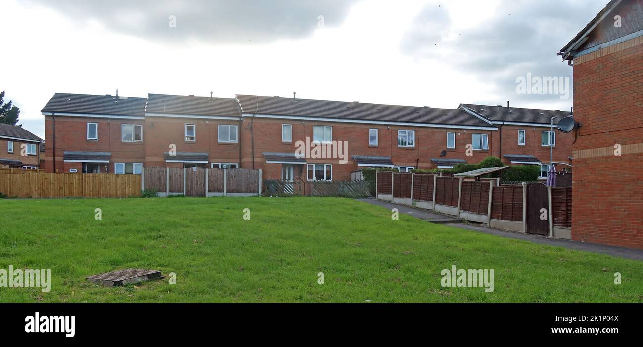 Bradwell Terrace Gamesley, Glossop, High Peak, Derbyshire, Angleterre, ROYAUME-UNI, SK13 6HU Banque D'Images