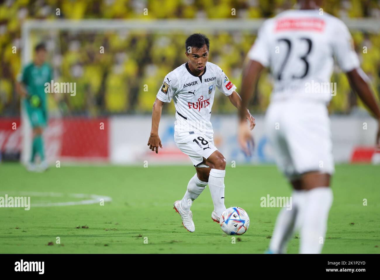 Stade Sankyo Frontier Kashiwa, Chiba, Japon. 17th septembre 2022. Chanathip (Frontale), 17 SEPTEMBRE 2022 - football : 2022 J1 rencontre de ligue entre Kashiwa Reysol 1-1 Kawasaki Frontale au stade Kashiwa Frontier, Chiba, Japon. Crédit: Naoki Morita/AFLO SPORT/Alay Live News Banque D'Images