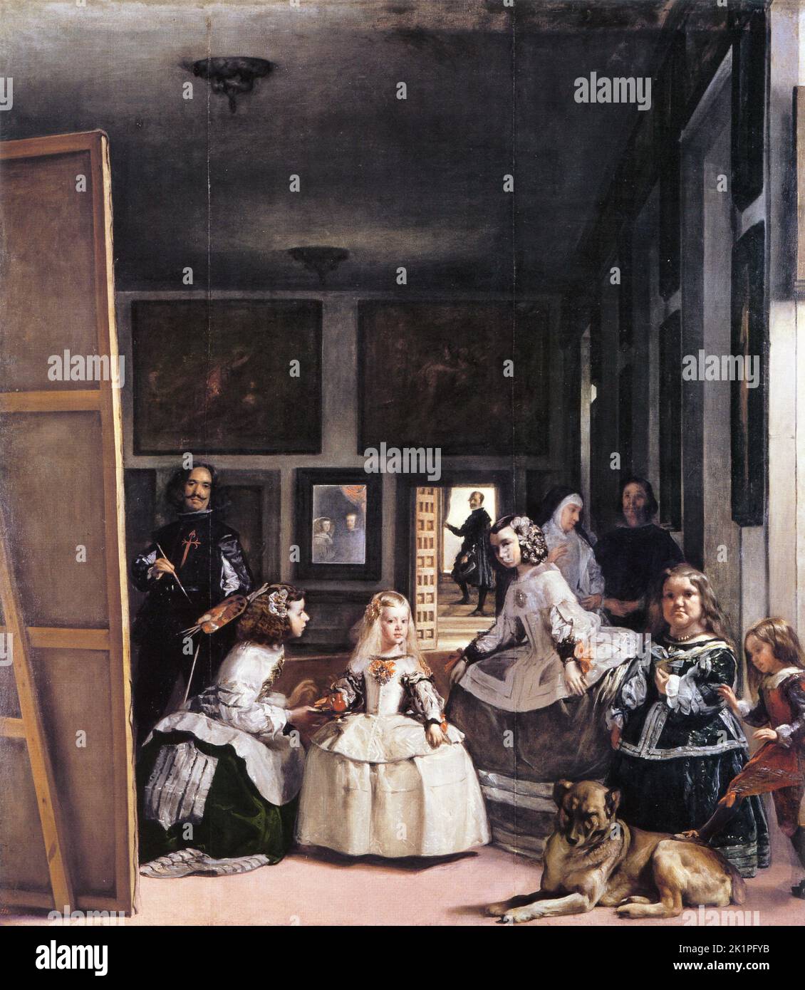 Las Meninas de Velázquez peinture Banque D'Images