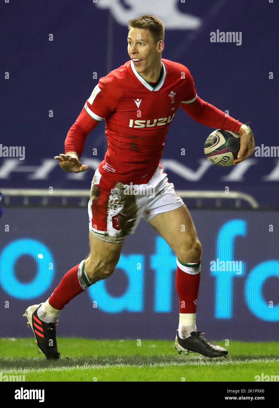 Photo du dossier datée du 13-02-2021 de Liam Williams, pays de Galles. Liam Williams manquera les tests d'automne du pays de Galles après avoir subi une blessure à la collarose lors de ses débuts à Cardiff. Date de publication : mardi 20 septembre 2022. Banque D'Images