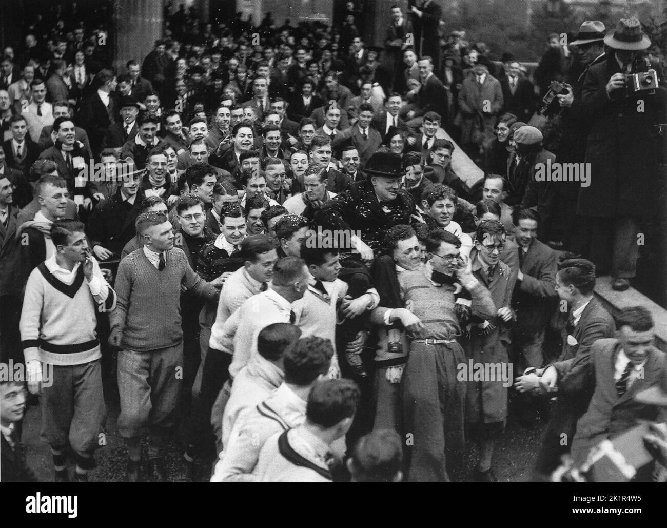 Winston Churchill élu chancelier de l'Université de Bristol 1929 Banque D'Images