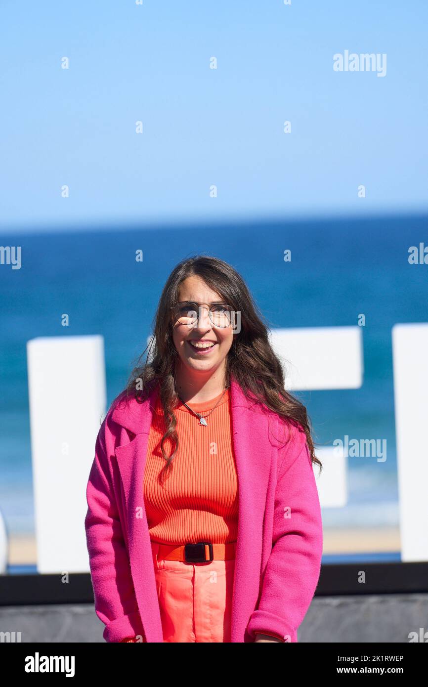 Donostia / San Sebastian. Espagne. 20220920, Anna Marchessi Riera a assisté à 'Easy (Facil)' Photocall pendant le Festival International du film de San Sebastian 70th au Palais Kursaal sur 20 septembre 2022 à Donostia / San Sebastian, Espagne Banque D'Images