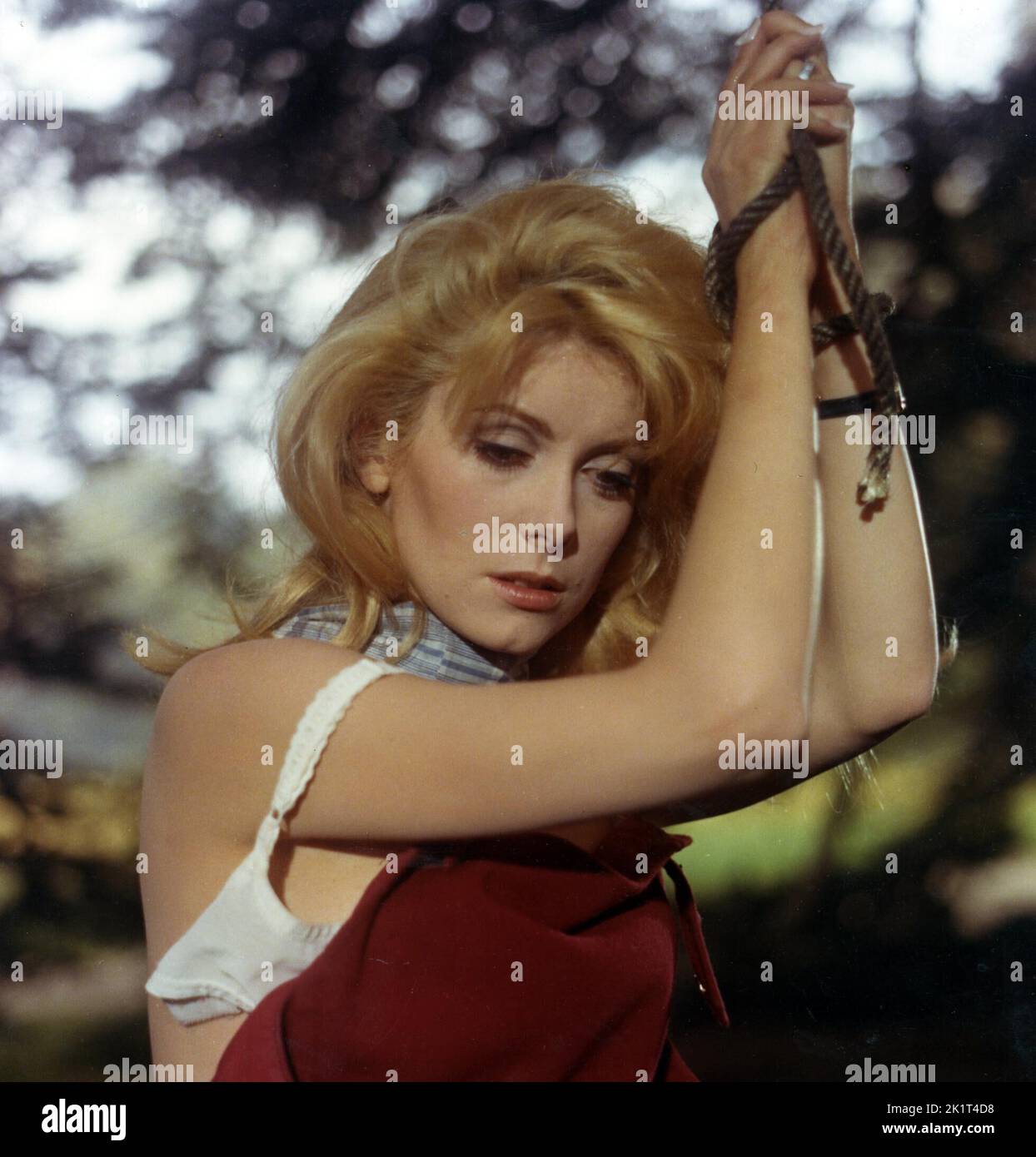 CATHERINE DENEUVE à BELLE DE JOUR (1967), dirigée par LUIS BUÑUEL. Crédit: PARIS FILM/CINQ FILM / Album Banque D'Images