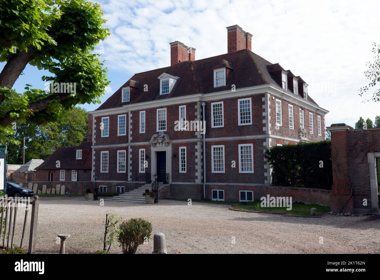 The Salutation in Sandwich, manoir classé de catégorie I, conçu par le célèbre architecte Sir Edwin Lutyens. Banque D'Images