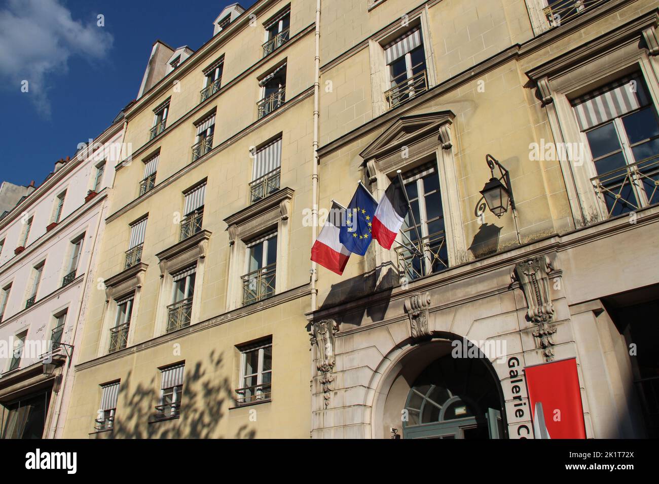 galerie colbert et immeuble à paris en france Banque D'Images