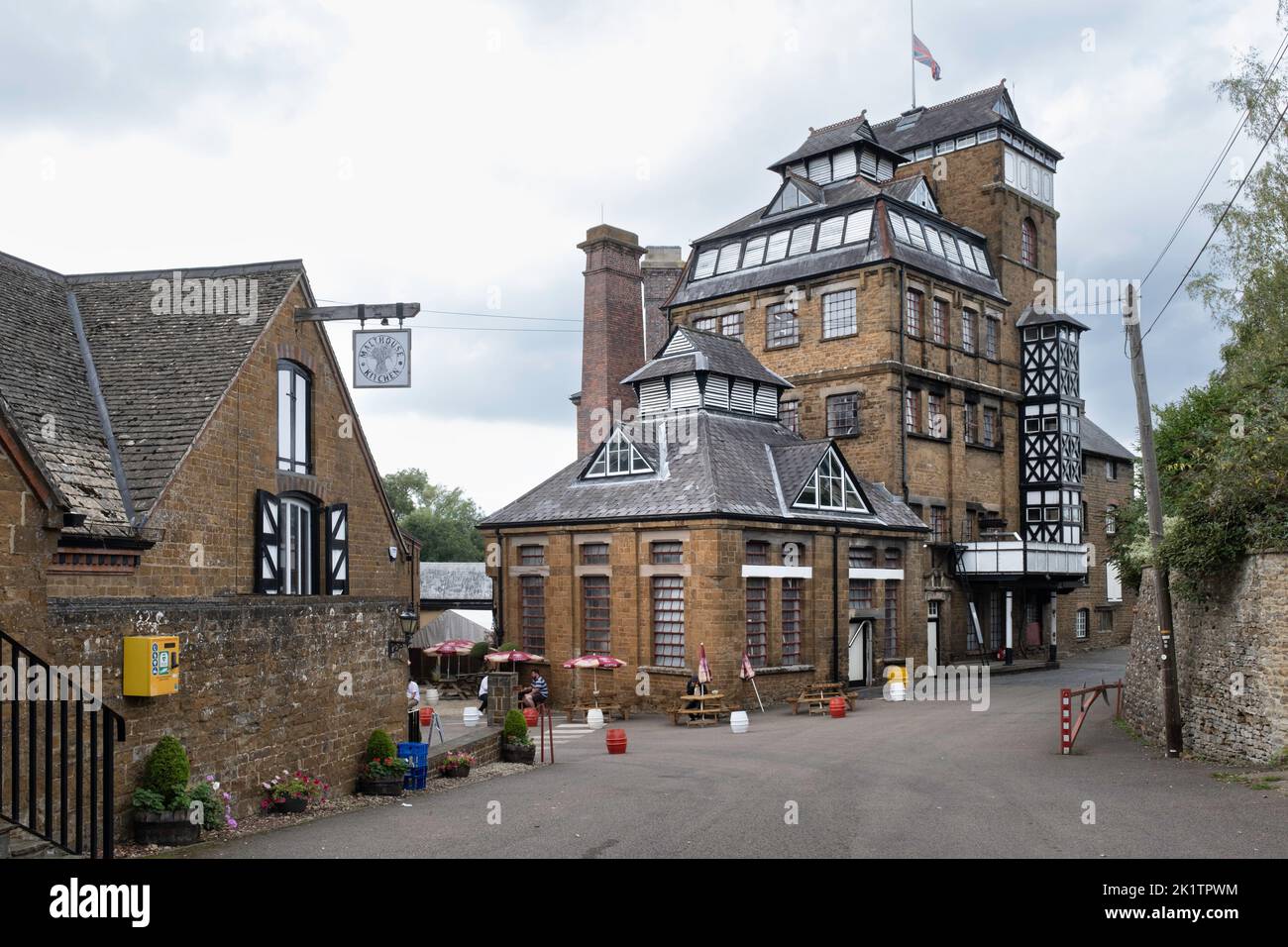 Hook Norton Brewery est une brasserie régionale familiale située à Hook Norton, dans l'Oxfordshire, en Angleterre Banque D'Images