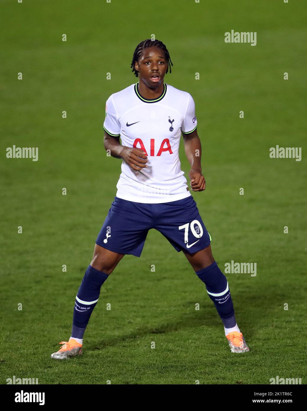 Jaden Williams de Tottenham Hotspur pendant la scène du groupe Papa