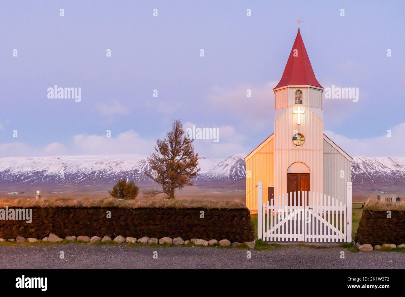 Magnifique paysage et nature islandais Banque D'Images