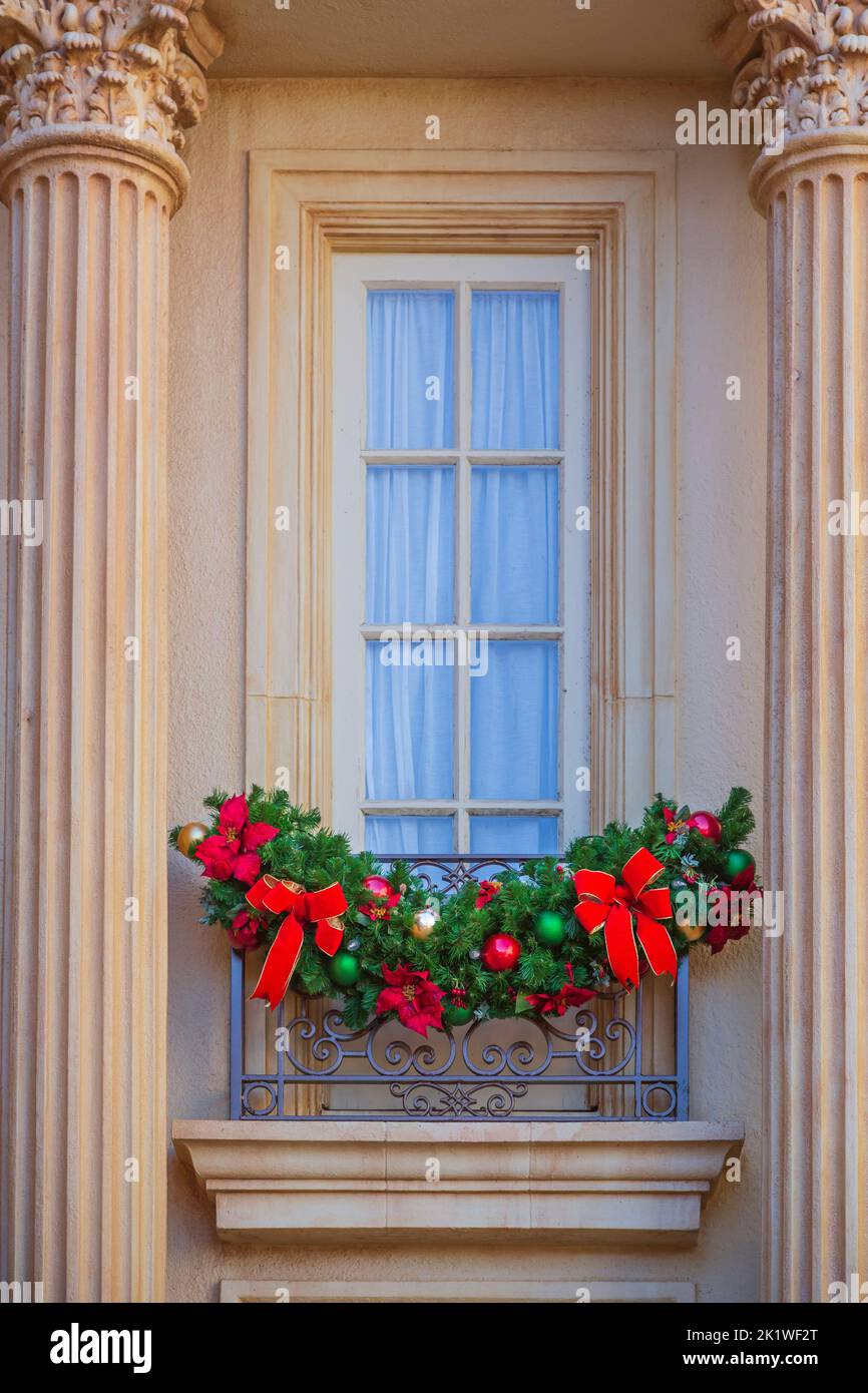 Le pavillon français à Epcot Center, Orlando, Floride, États-Unis. Banque D'Images