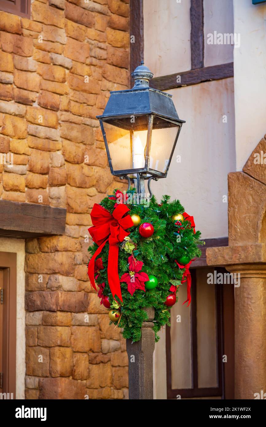 Le pavillon français à Epcot Center, Orlando, Floride, États-Unis. Banque D'Images