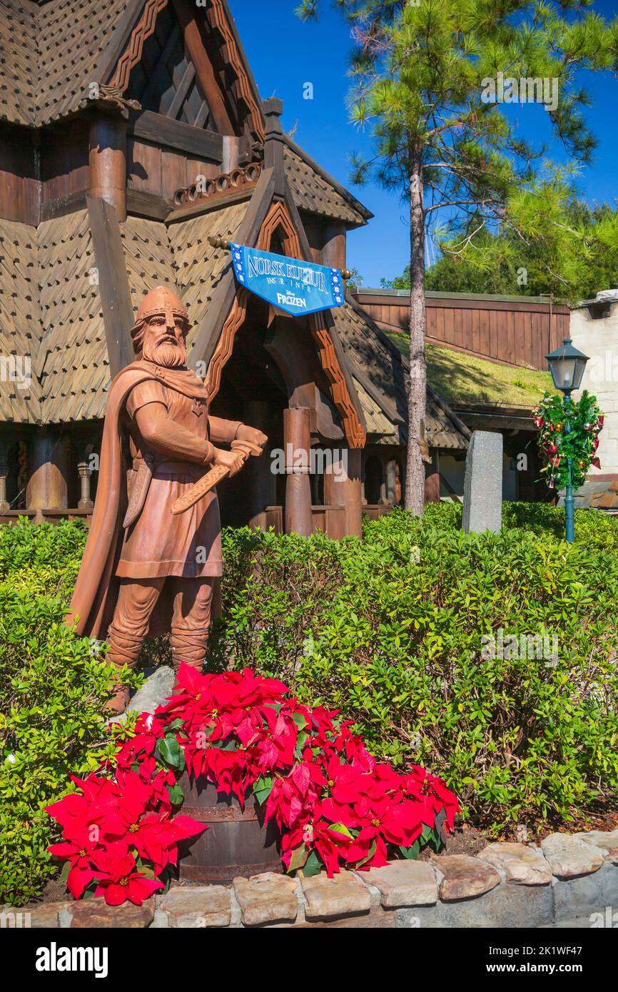 Exposition danoise à Epcot Center, Orlando, Floride, États-Unis. Banque D'Images