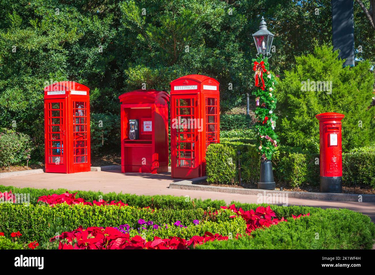 Exposition de Grande-Bretagne à Epcot Center, Orlando, Floride, États-Unis. Banque D'Images