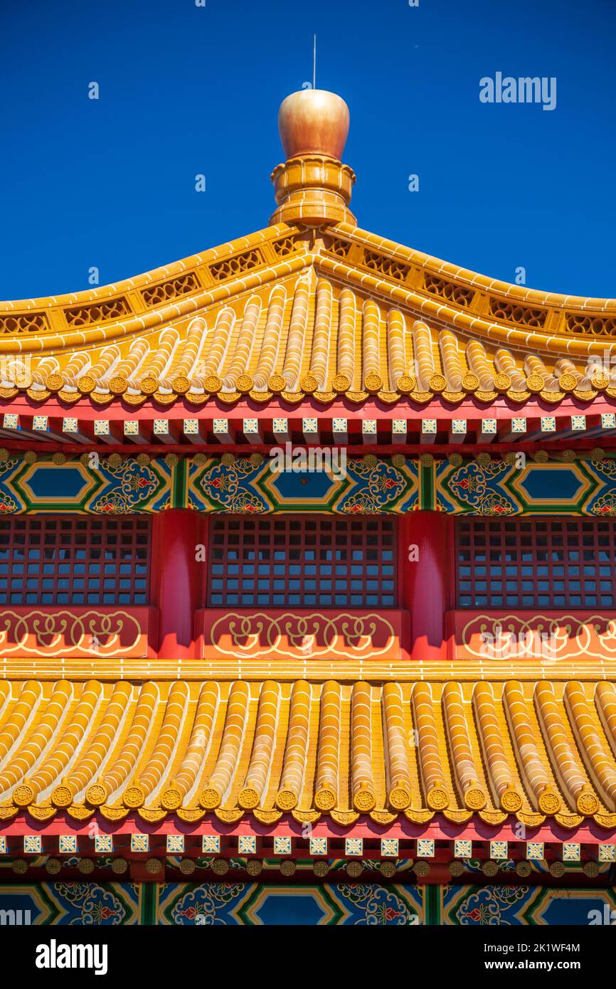 Le pavillon chinois à Epcot Center, Orlando, Floride, États-Unis. Banque D'Images