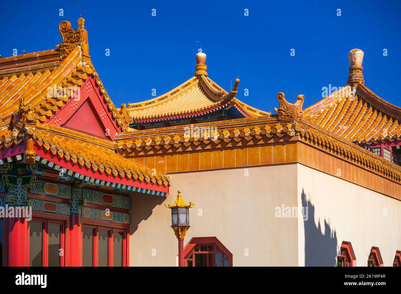 Le pavillon chinois à Epcot Center, Orlando, Floride, États-Unis. Banque D'Images