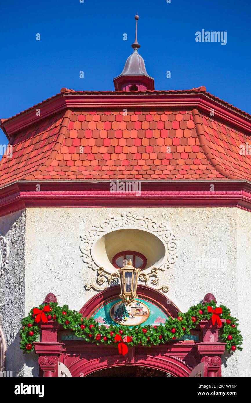 Le pavillon allemand à Epcot Center, Orlando, Floride, États-Unis. Banque D'Images