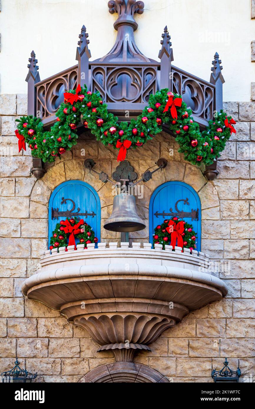 Le pavillon allemand à Epcot Center, Orlando, Floride, États-Unis. Banque D'Images