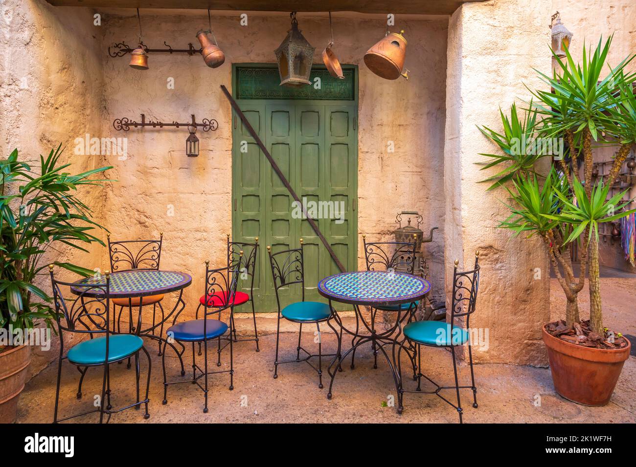 Maroc à Epcot Center, Orlando, Floride, États-Unis. Banque D'Images