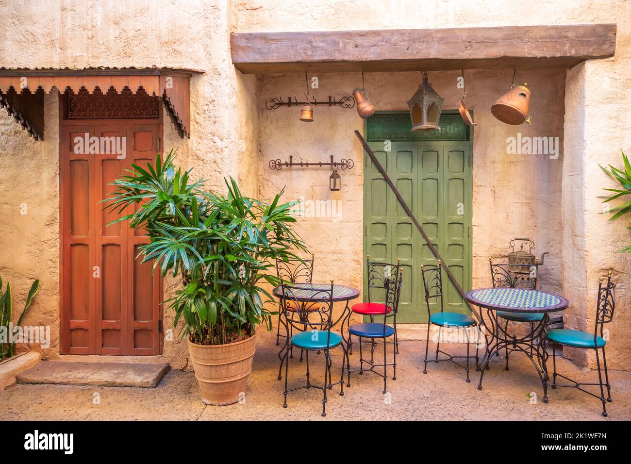 Maroc à Epcot Center, Orlando, Floride, États-Unis. Banque D'Images