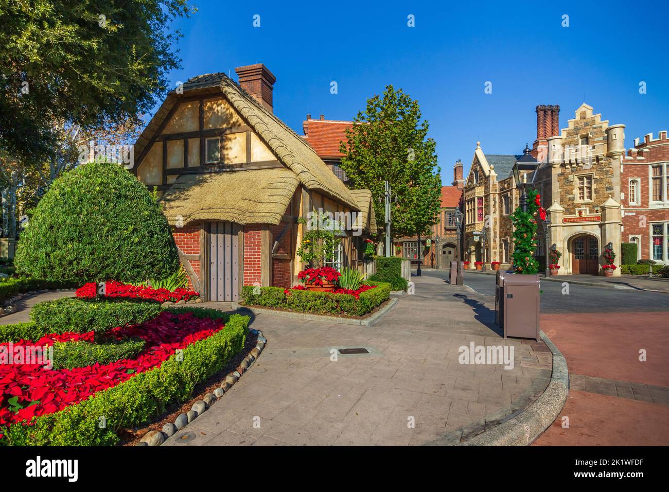 Exposition de Grande-Bretagne à Epcot Center, Orlando, Floride, États-Unis. Banque D'Images