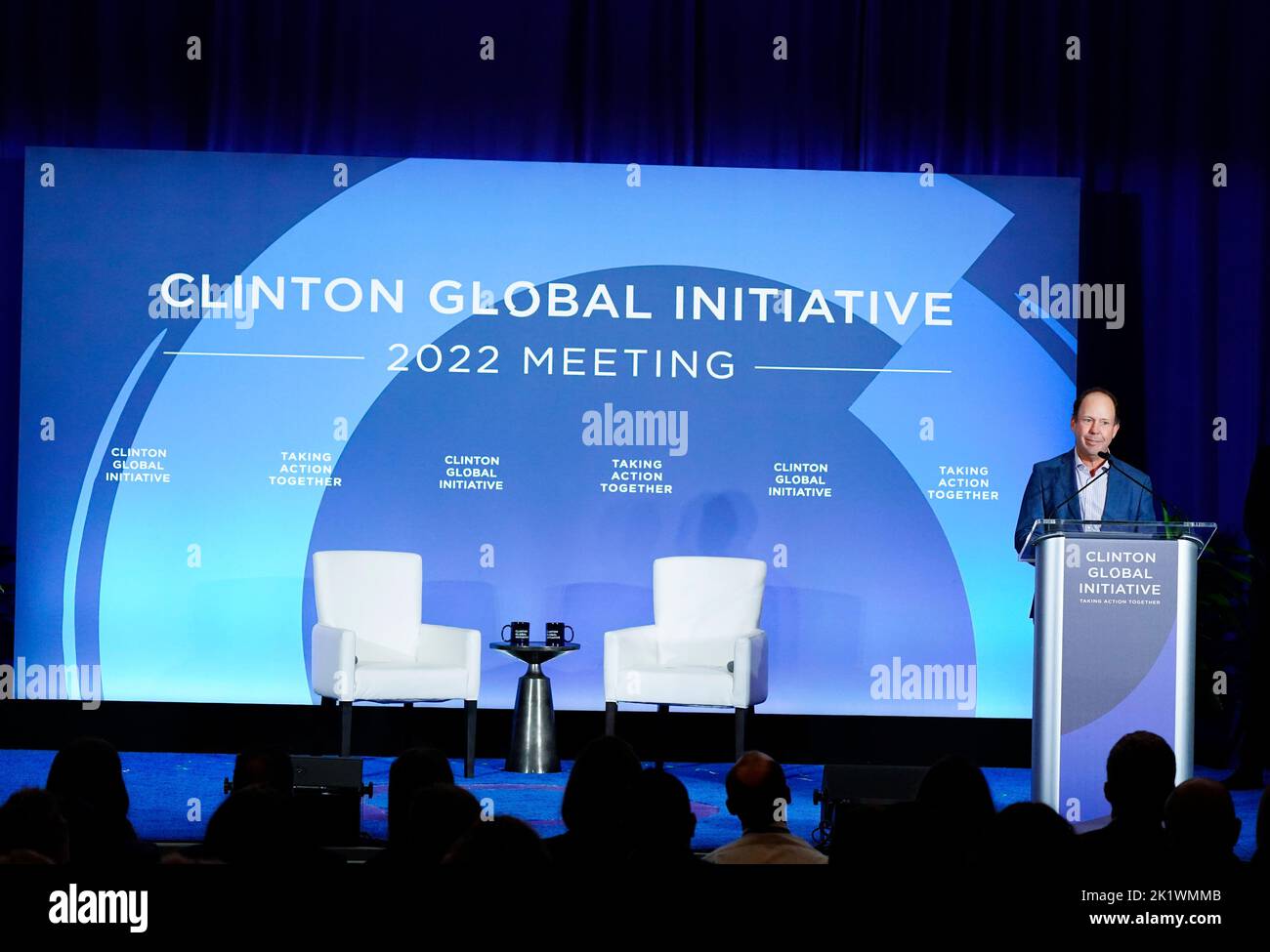 09/20/2022 New York, New York ZAV Rosenberg lors de la Clinton Global Initiative 2022 qui s'est tenue au Hilton Midtown Monday 19 septembre 2022 à New York. Photo de Jennifer Graylock-Alamy News 917-519-7666 Banque D'Images