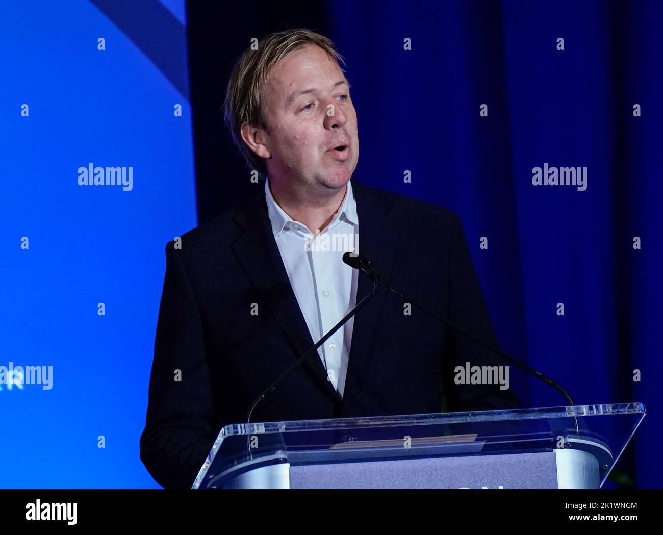09/20/2022 New York, New York Tom Rivett-Carnac lors de la Clinton Global Initiative 2022 qui s'est tenue au Hilton Midtown Tuesday 20 septembre 2022 à New York. Photo de Jennifer Graylock-Alamy News 917-519-7666 Banque D'Images