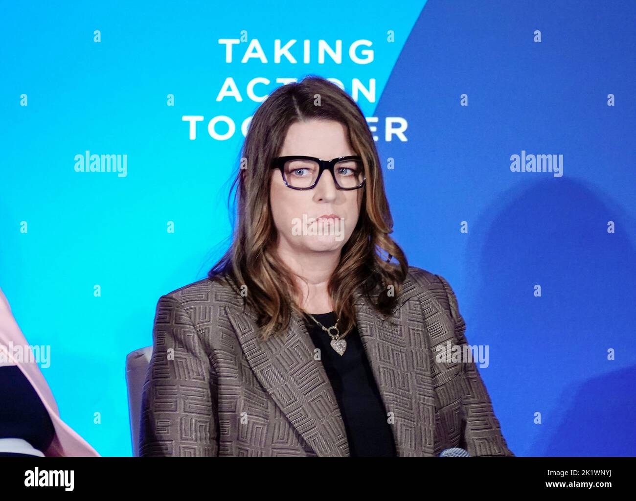 09/20/2022 New York, New York Kara Hurst lors de la Clinton Global Initiative 2022 qui s'est tenue au Hilton Midtown Tuesday 20 septembre 2022 à New York. Photo de Jennifer Graylock-Alamy News 917-519-7666 Banque D'Images