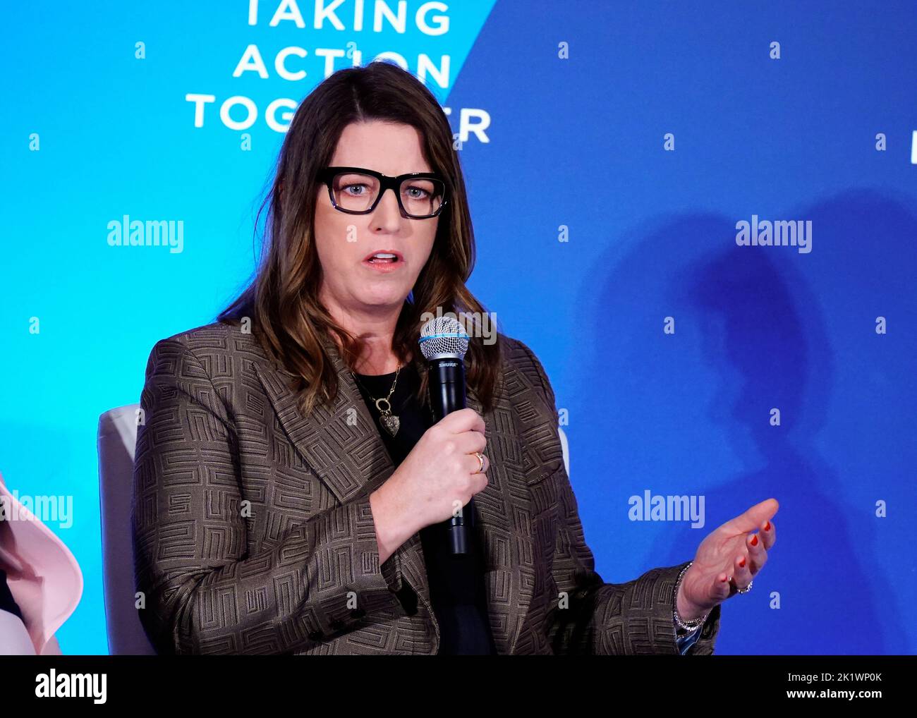 09/20/2022 New York, New York Kara Hurst lors de la Clinton Global Initiative 2022 qui s'est tenue au Hilton Midtown Tuesday 20 septembre 2022 à New York. Photo de Jennifer Graylock-Alamy News 917-519-7666 Banque D'Images