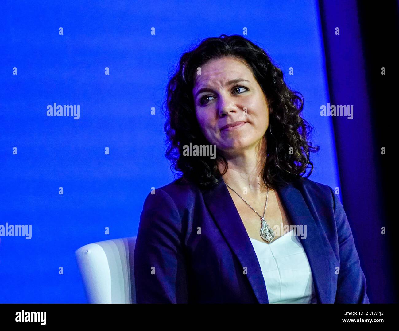 09/20/2022 New York, New York Dre Karen Hayden MIGA lors de l'Initiative mondiale Clinton 2022 qui s'est tenue au Hilton Midtown Tuesday 20 septembre 2022 à New York. Photo de Jennifer Graylock-Alamy News 917-519-7666 Banque D'Images